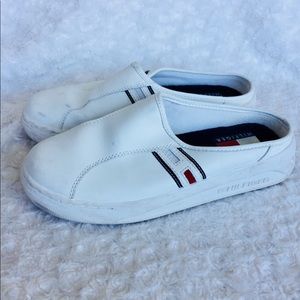 Tommy Hilfiger Slip On White Leather Women’s Shoe